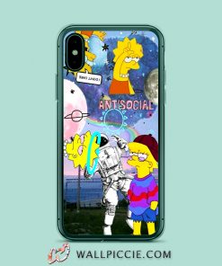 Lisa Simpson Anti Social Aesthetic iPhone 11 Case