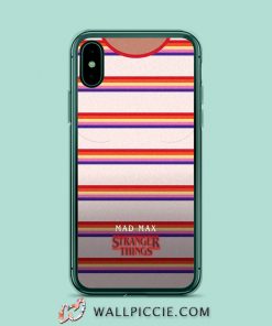 Mad Max Stranger Things Shirt iPhone XR Case