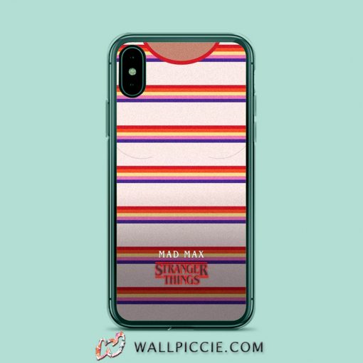 Mad Max Stranger Things Shirt iPhone XR Case