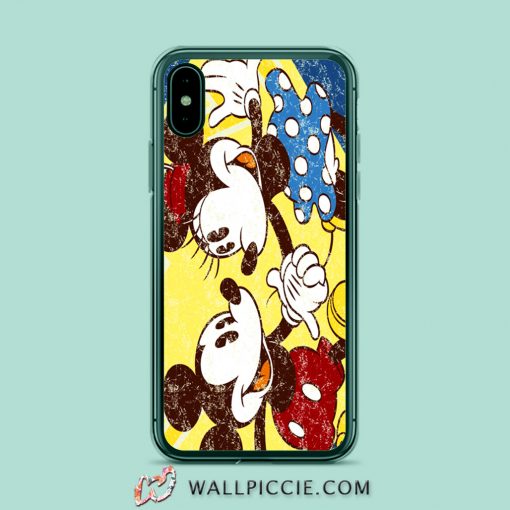 Retro Disney Mickey And Minnie Mouse iPhone XR Case
