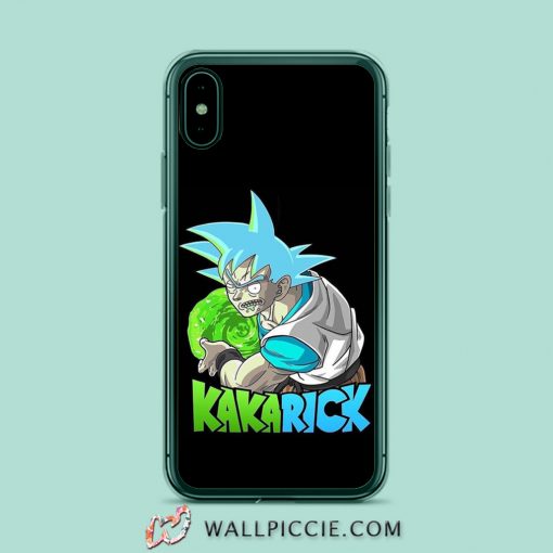 Rick Morty Kamehame X Dragon Ball iPhone XR Case