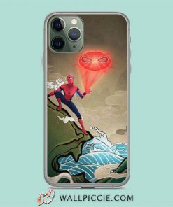 Spider Man Great Wave Off Kanagawa iPhone 11 Case