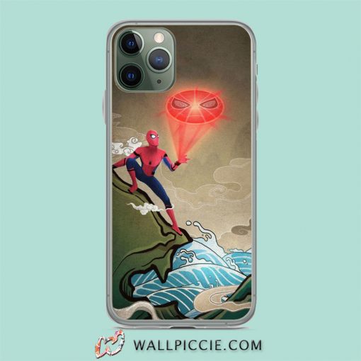 Spider Man Great Wave Off Kanagawa iPhone 11 Case
