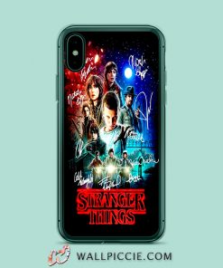 Stranger Things All Character Sign iPhone XR Case