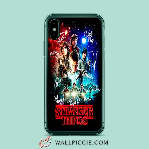 Stranger Things All Character Sign iPhone XR Case
