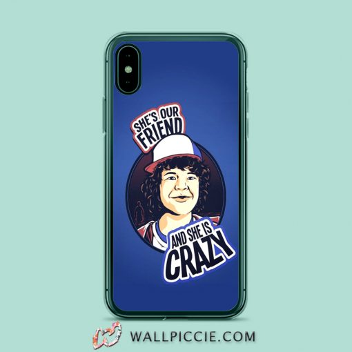 Stranger Things Dustin Quote iPhone XR Case