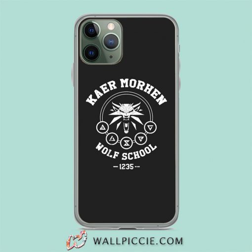 The Witcher Wolf School iPhone 11 Case