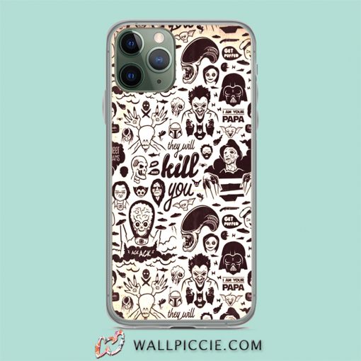 They Will Kill You Horror Movie Character iPhone 11 Case