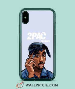 Tupac Shakur Cartoon iPhone XR Case