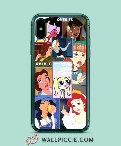 Vintage Aesthetic Cartoon Over It Collage iPhone 11 Case
