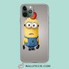 Carrying An Apple Minion Funny iPhone 11 Case