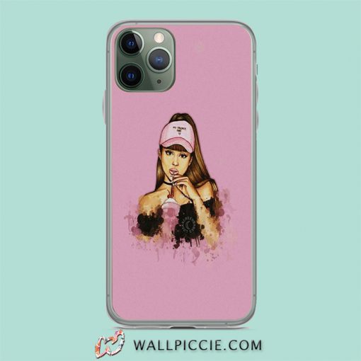 Cute Ariana With Drink iPhone 11 Case