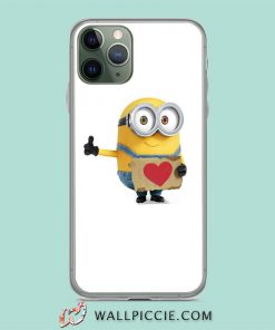 Cute Minion Bob Love iPhone 11 Case