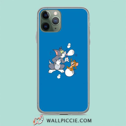 Cute Tom and Jerry Exclaimed iPhone 11 Case