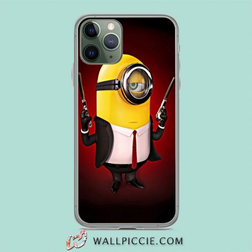 Funny Detective Minions iPhone 11 Case