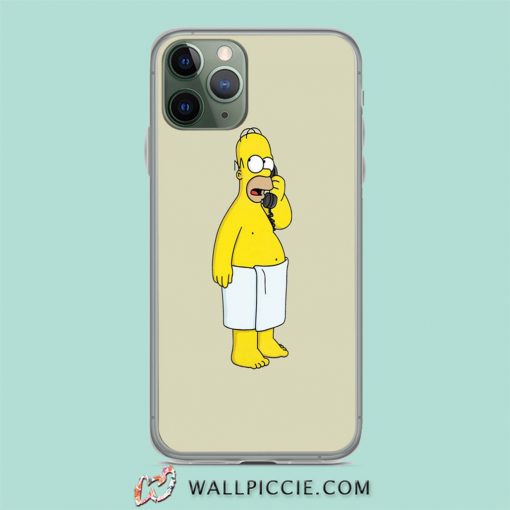 Funny Simpsons Call Friends iPhone 11 Case
