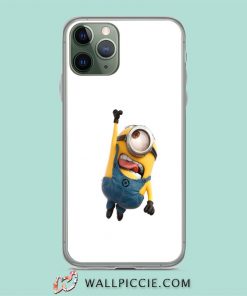 Funny Stuck Out His Tongue Minion iPhone 11 Case