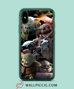 Baby Yoda Meme Collage iPhone XR Case