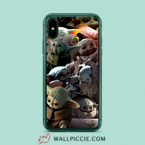 Baby Yoda Meme Collage iPhone XR Case
