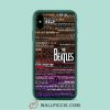 Beatles Rainbow Lyric iPhone XR Case