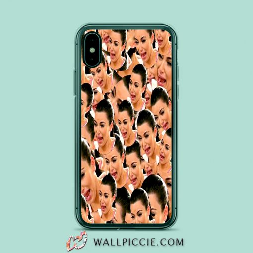 Kim Kardashian Crying Meme iPhone XR Case