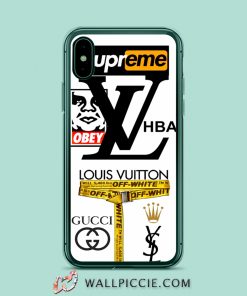 Supreme Obey Off White Collabs iPhone XR Case