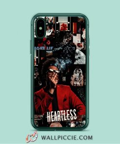 The Weeknd Heartless Aesthetic Collage iPhone XR Case