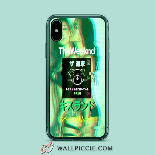 The Weeknd Kiss Land Japanese iPhone XR Case