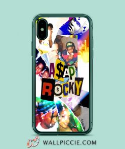 Vintage Asap Rocky Collage iPhone XR Case