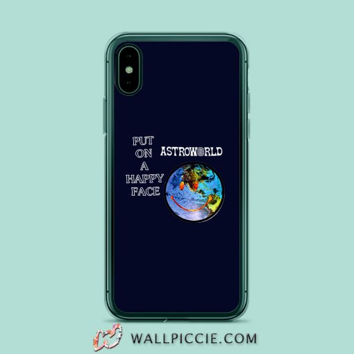Astroworld Put On Happy Face iPhone XR Case