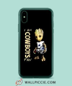 Baby Groot I Am Dallas Cowboys iPhone XR Case