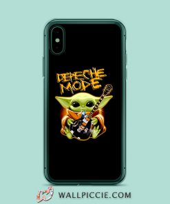 Baby Yoda Hug Depeche Mode Guitar iPhone XR Case