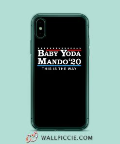 Baby Yoda Mando 2020 iPhone XR Case