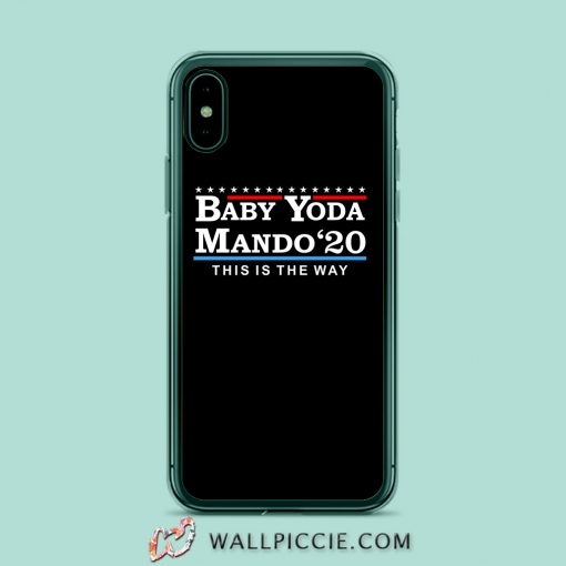 Baby Yoda Mando 2020 iPhone XR Case