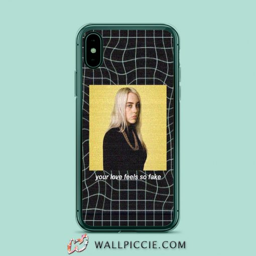 Billie Eilish Your Love Fake Aesthetic iPhone XR Case