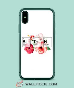 Bitch Aesthetic Flower iPhone XR Case