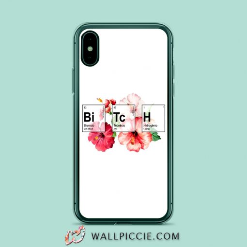 Bitch Aesthetic Flower iPhone XR Case