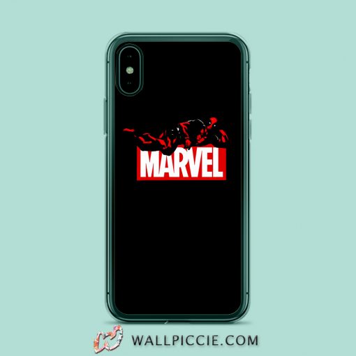 Deadpool Marvel Logo iPhone XR Case