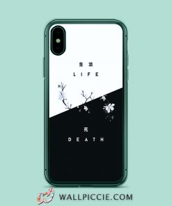 Death Or Life Japanese Aesthetic iPhone XR Case