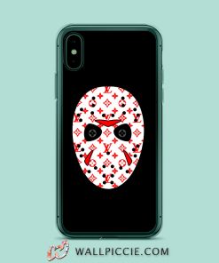 Jason Voorhees Mask Lv Monogram iPhone XR Case