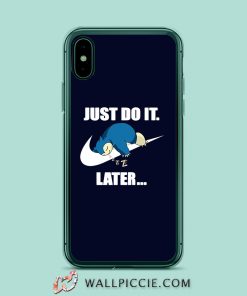 Just Do It Later iPhone XR Case