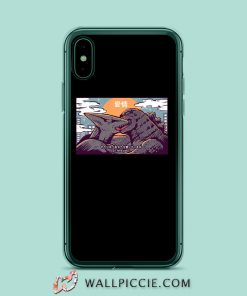 Kaiju Kiss Godzilla iPhone XR Case