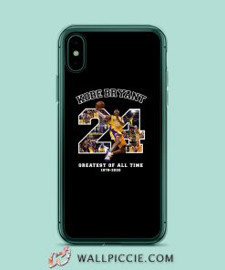 Kobe Bryant Greatest Of All Time Basketball iPhone XR Case