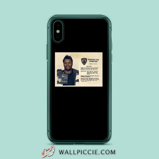 Larry Davis Wanted For Homicide iPhone XR Case