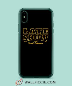 Late Show With David Letterman iPhone XR Case