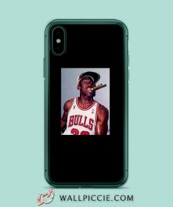 Michael Jordan Cigar Smoke Champions iPhone XR Case