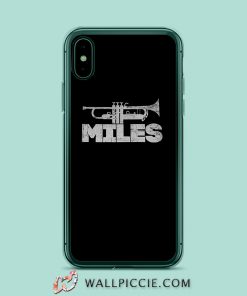 Miles Davis Trumpet Logo iPhone XR Case