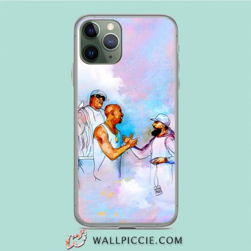 Nipsey Hussle Tupac And Biggie Heaven iPhone 11 Case