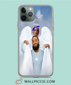 Nipsey Hussle Tupac Be Angel iPhone 11 Case