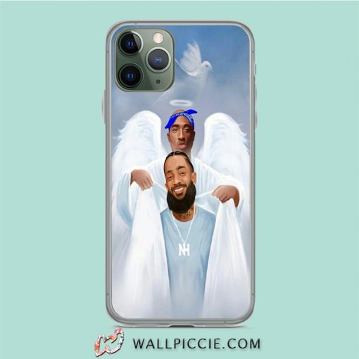 Nipsey Hussle Tupac Be Angel iPhone 11 Case